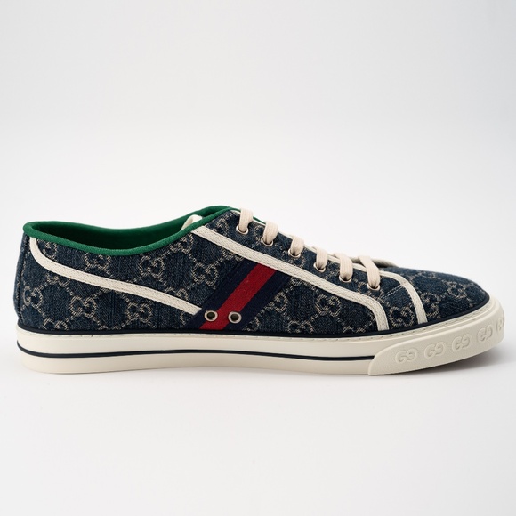 size 14.5G - Gucci Tennis Denim Sneakers GG print